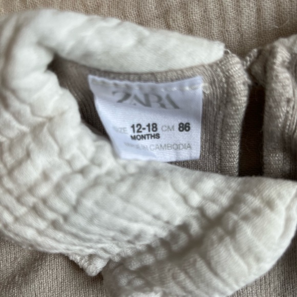 Zara grey collared sweater, 12-18 months - Picture 3 of 4